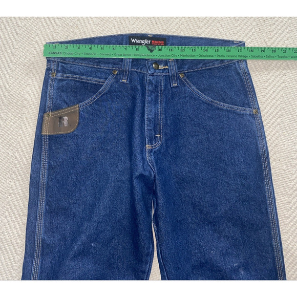 Wrangler Riggs Workwear Heavy Duty Denim Jeans Men 33 x 30 Western Chore Cowboy - Picture 9 of 9